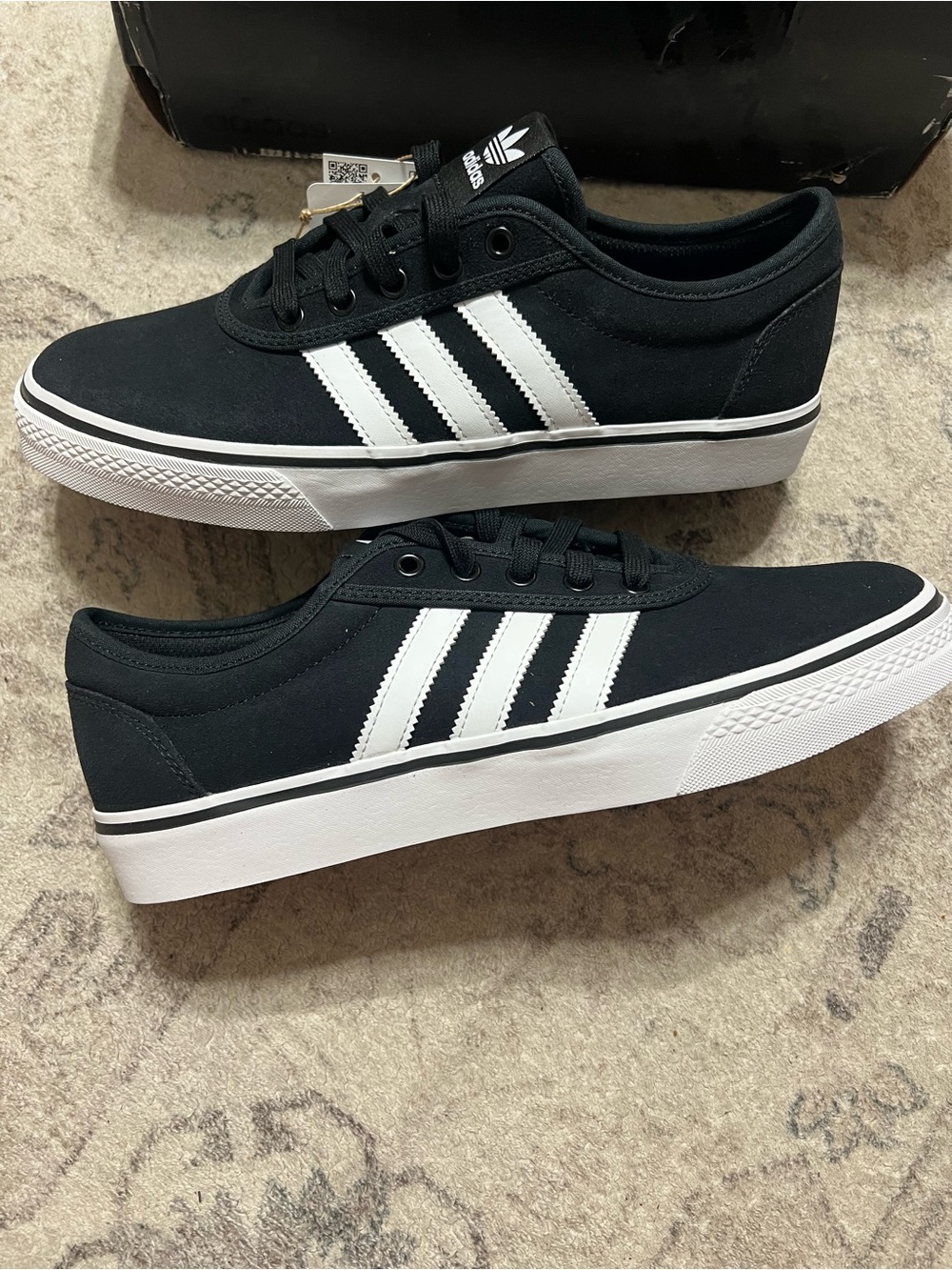 black/white adidas AdiEase Shoes